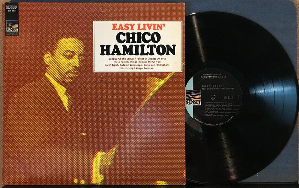 THE CHICO HAMILTON QUINTET EASY LIVIN'~1969 SUNSET RECORDS U.S. COMPILATION LP