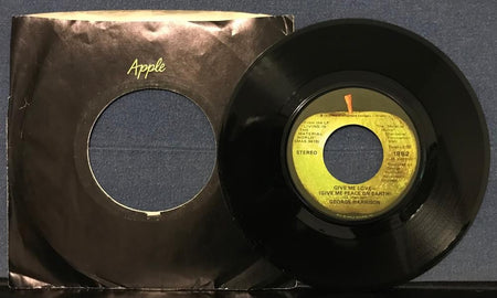 GEORGE HARRISON~GIVE ME LOVE / MISS O'DELL~NM ORG 1973 7-INCH SINGLE w/APPLE SLV