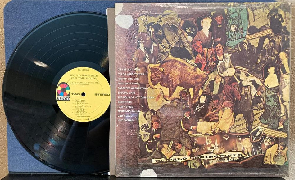 BUFFALO SPRINGFIELD LAST TIME AROUND~'76 ATCO YELLOW LBL RE LP~SHRNK~NEIL YOUNG