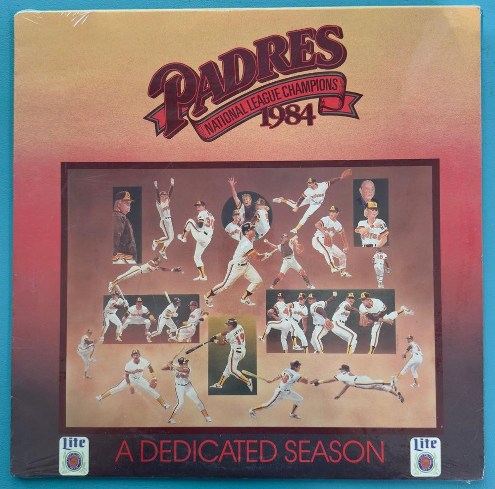 SAN DIEGO PADRES A DEDICATED SEASON 1984~SEALED~TALKIN NUMBER ONE~JERRY COLEMAN
