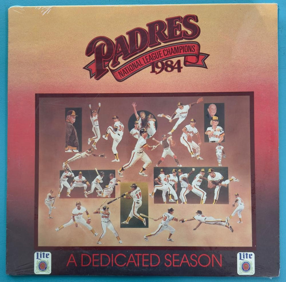 SAN DIEGO PADRES A DEDICATED SEASON 1984~SEALED~TALKIN NUMBER ONE~JERRY COLEMAN