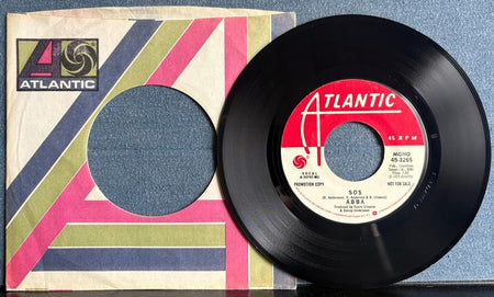 ABBA SOS~NM ORG 1975 MONO/STEREO PROMO 7-INCH 45 w/ATLANTIC SLEEVE~DISCO~45-3265
