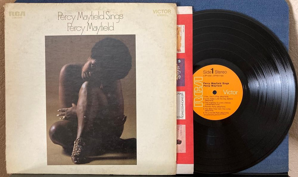 PERCY MAYFIELD SINGS PERCY MAYFIELD~NM- 1970 RCA ORANGE LBL 1st PRESS LP~SHRINK