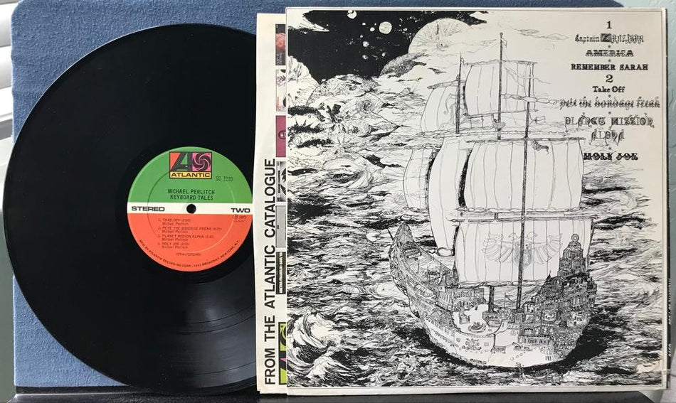 MICHAEL PERLITCH KEYBOARD TALES~VG++ OG 1972 ATLANTIC LP~TRIPPY PSYCHEDELIC PROG