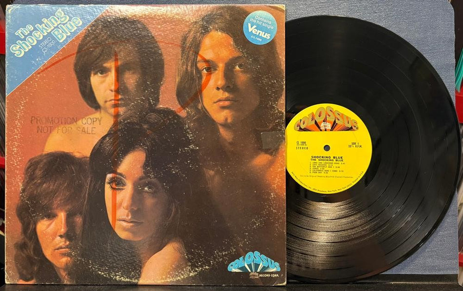 THE SHOCKING BLUE~VG+ ORIG 1970 COLOSSUS PROMO COPY LP w/HYPE STICKER~PSYCH ROCK