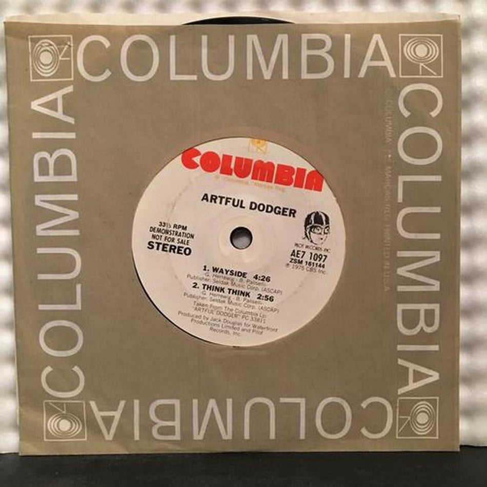 ARTFUL DODGER RARE 1975 WHITE LABEL PROMO ONLY EP~WAYSIDE~THINK~ITS OVER~FOLLOW