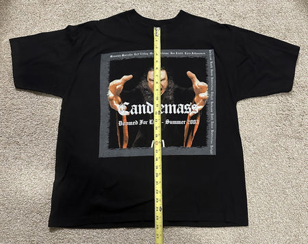CANDLEMASS CONCERT T-SHIRT~DOOMED FOR LIVE TOUR~SUMMER 2003~XL~BLACK~EXC COND