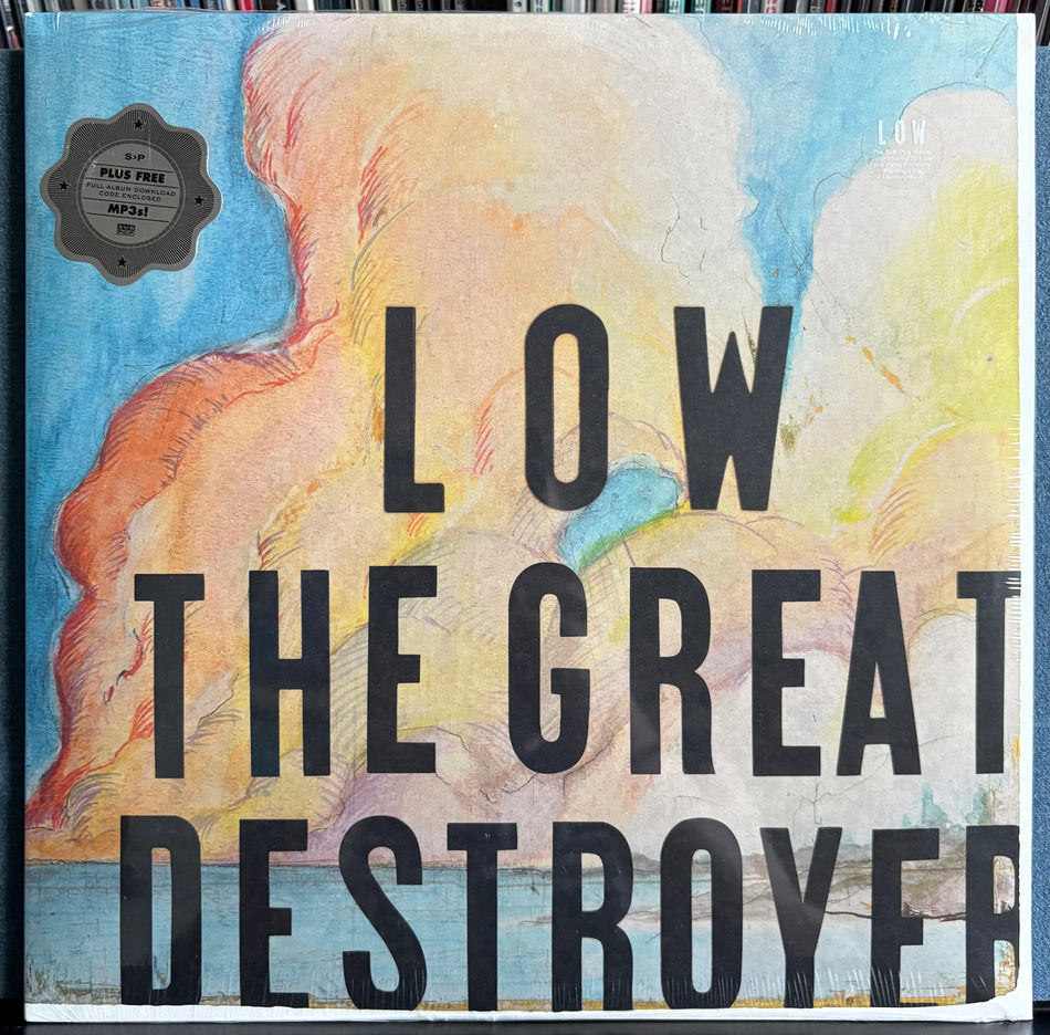 LOW THE GREAT DESTROYER-SEALED ORIG 2005 SUB POP 2xLP w/HYPE STICKERS~INDIE ROCK
