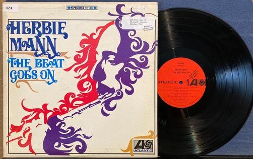 HERBIE MANN THE BEAT GOES ON~1967 ATLANTIC CANADA FIRST PRESS LP~AFRO-CUBAN JAZZ