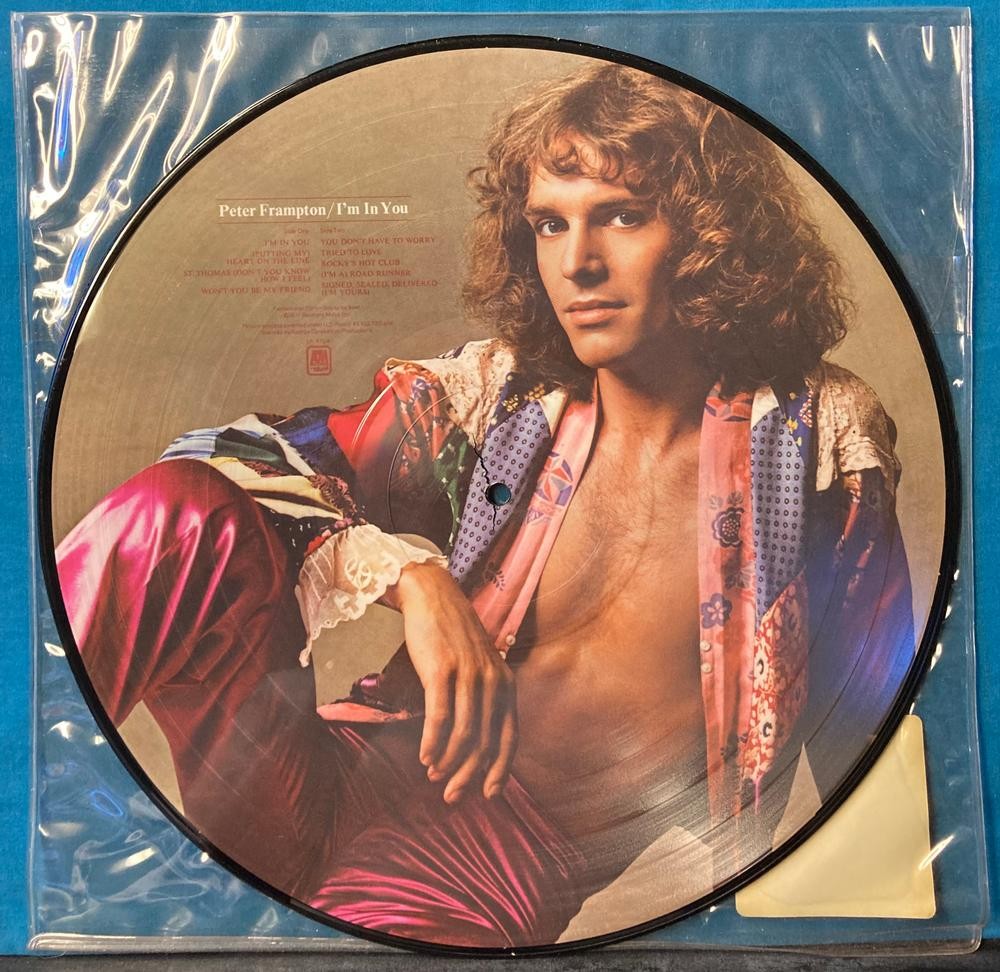 PETER FRAMPTON I'M IN YOU~NM- ORIG 1977 PROMO ONLY PICTURE DISC LP~CLASSIC ROCK