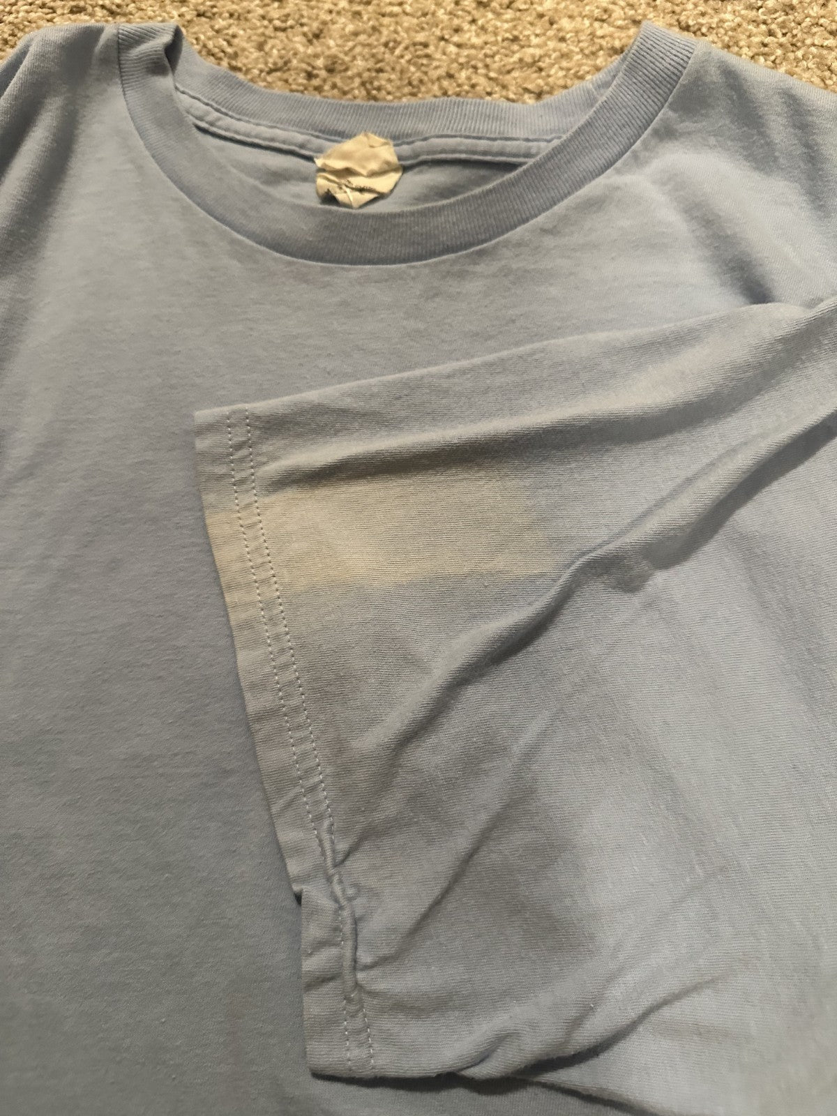 MEAT PUPPETS CONCERT T-SHIRT~HAND HEAD~LIGHT BLUE~XL~HANES~EXC COND~VTG
