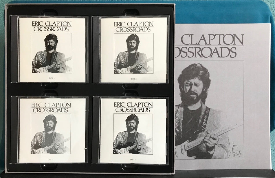 ERIC CLAPTON CROSSROADS~NM/NM- 1988 POLYDOR 4CD BOX SET w/BOOK + INSERT~CREAM