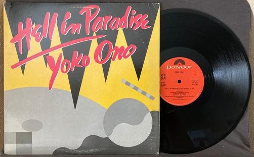 YOKO ONO HELL IN PARADISE~1985 PROMO 12" 45RPM SNGL LP~QUIEX~AUDIOPHILE~STERLING