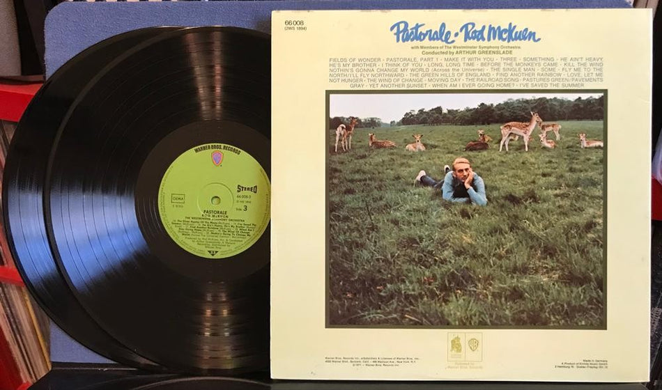 ROD McKUEN PASTORALE~NM ORIG 1971 WARNER BROS. GERMAN 2-LP~VOCAL~EASY LISTENING