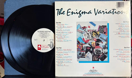 THE ENIGMA VARIATIONS~ORIG 1985 2-LP COMPILATION~TSOL~NAKED PREY~SCREAMIN SIRENS