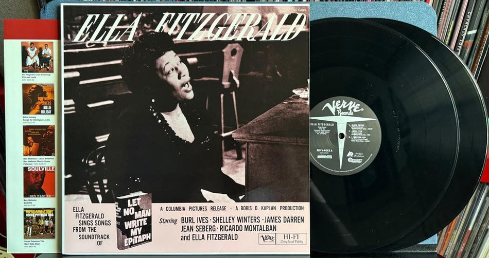 ELLA FITZGERALD SINGS LET NO MAN WRITE MY EPITAPH~NM- 2013 ANALOG PROD 45rpm 2LP