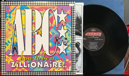 ABC HOW TO BE A ZILLIONAIRE!~1985 MERCURY PRC 1st PRESS LP~INNER~NEW WAVE~SYNTH