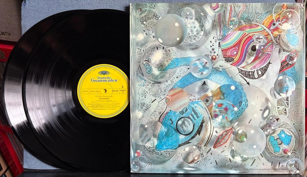 KARLHEINZ STOCKHAUSEN KURZWELLEN~NM '70 GERMAN DEUTSCHE GRAMMOPHON 2LP~CLASSICAL