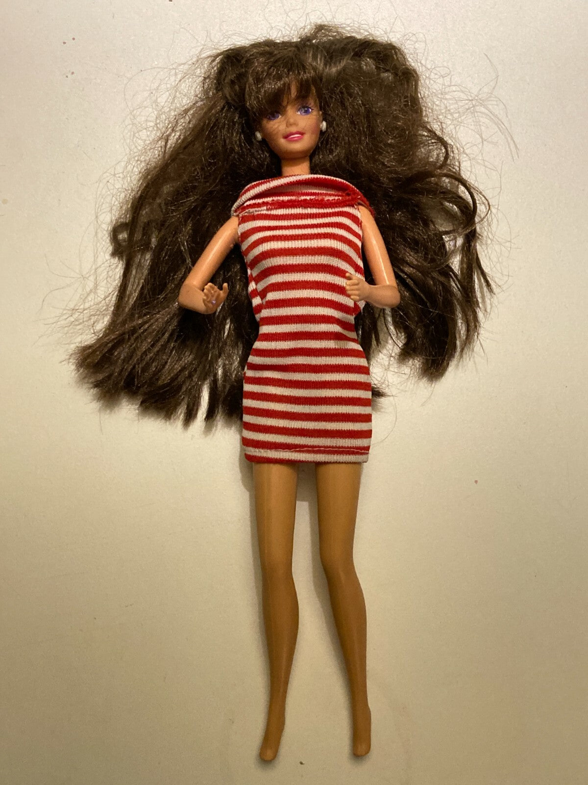 Vintage 1966 Barbie Twist And Turn~Bendable Knees~Moveable arms~China~1976 Head
