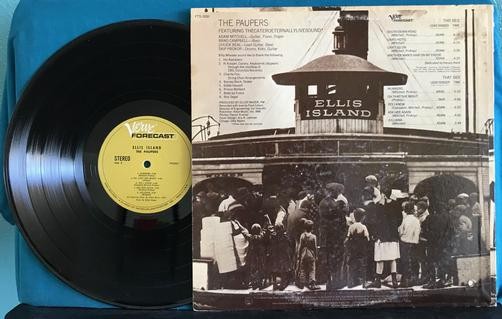 THE PAUPERS ELLIS ISLAND~NM-/VG ORIG 1968 VERVE FORECAST LP~PSYCHEDELIC ROCK