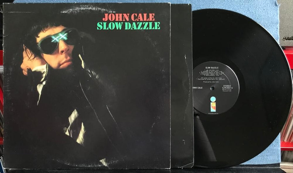 JOHN CALE SLOW DAZZLE~NM 1975 ISLAND 1st PRESS LP w/INNER SLV~VELVET UNDERGROUND
