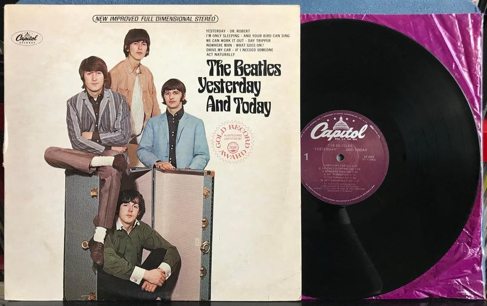 BEATLES YESTERDAY AND TODAY~1978 CAPITOL PURPLE LABEL RE LP~JACKSONVILLE PRESS