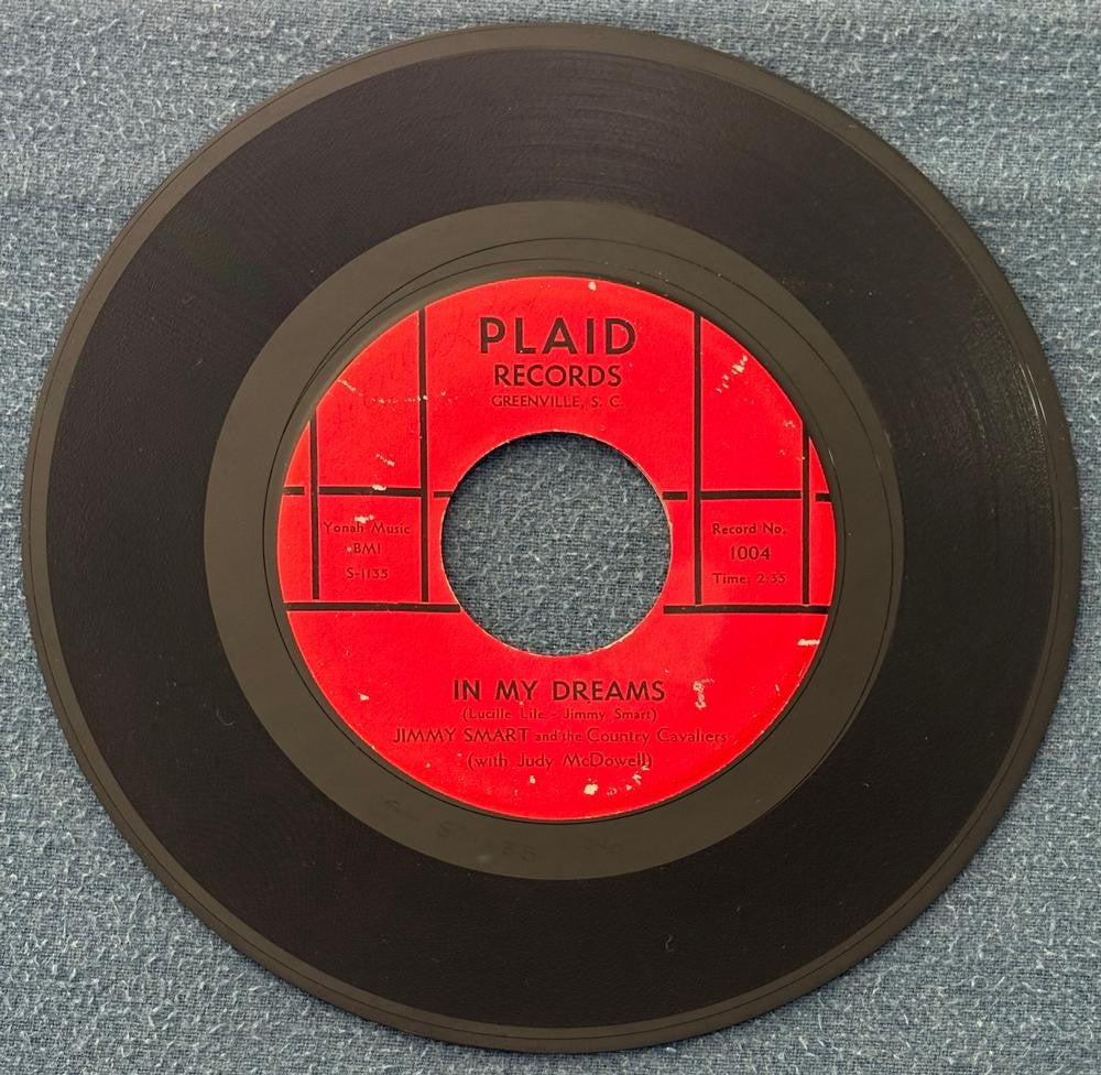 JIMMY SMART THE COUNTRY CAVALIERS~IN MY DREAMS / SHORTY~1960's 7-INCH 45~COUNTRY