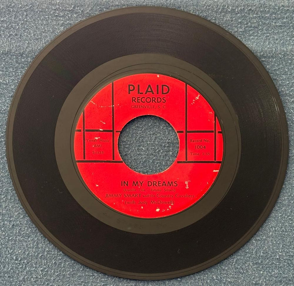 JIMMY SMART THE COUNTRY CAVALIERS~IN MY DREAMS / SHORTY~1960's 7-INCH 45~COUNTRY