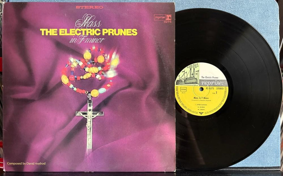 ELECTRIC PRUNES MASS IN F MINOR~ORG 1968 GERMAN TRI-COLOR STEAMBOAT LBL LP~PSYCH