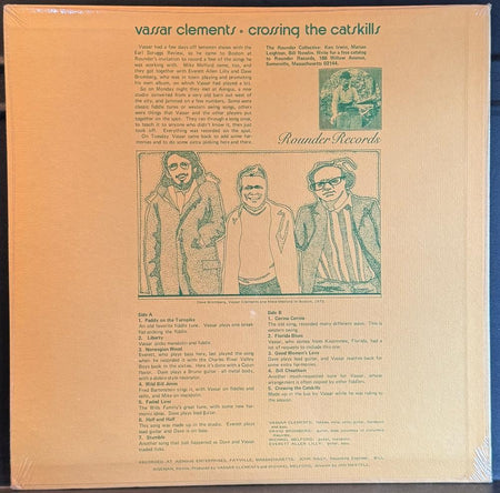 VASSAR CLEMENTS CROSSING THE CATSKILLS~SEALED 1973 BLUEGRASS LP~DAVID BROMBERG