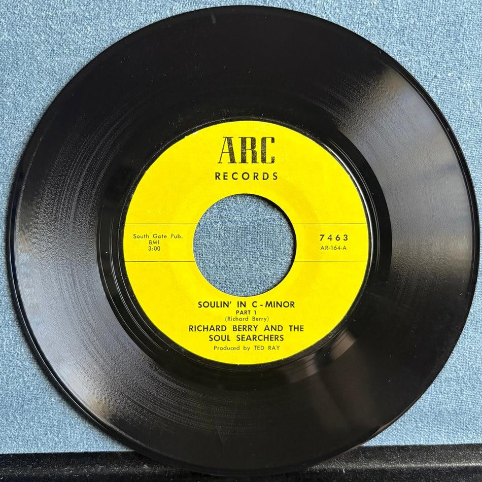 RICHARD BERRY +SOUL SEARCHERS~SOULIN IN C MINOR~'67 ARC 7-INCH 45 SNGL~JAZZ-FUNK
