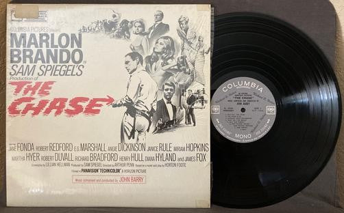 JOHN BARRY THE CHASE OST~NM/NM- 1966 2-EYE MONO LP~SHRINK~1C/1C~BRANDO~REDFORD