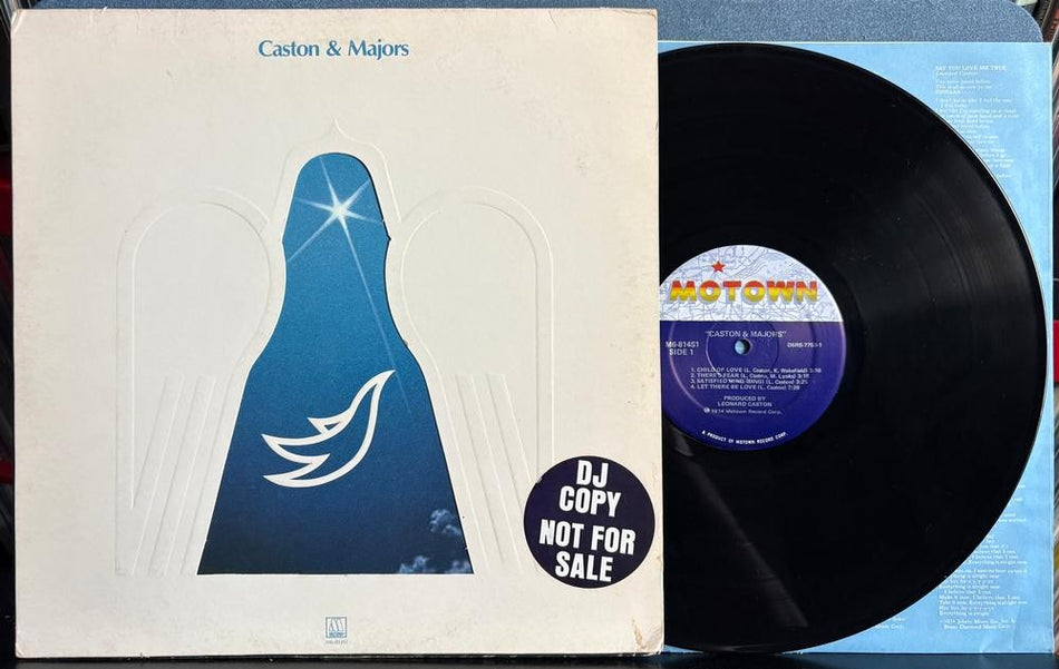 CASTON AND MAJORS SELF-TITLED 1974 MOTOWN LP~NM- DJ PROMO COPY w/INNER SLV~SOUL