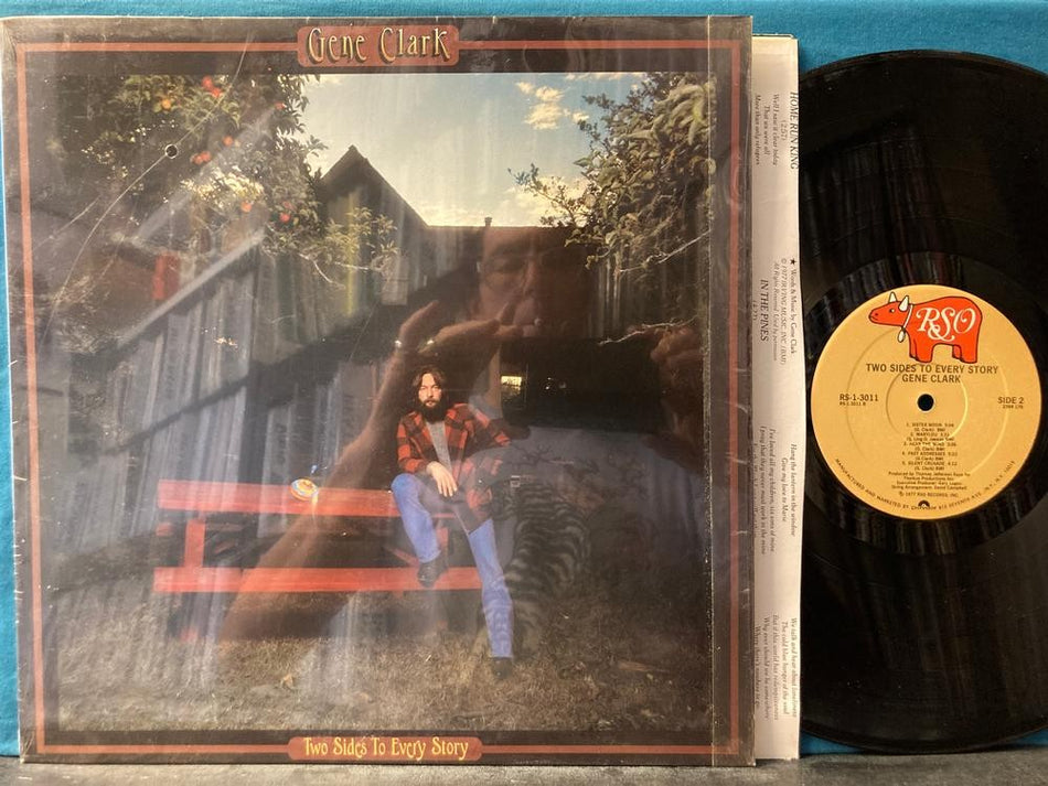 GENE CLARK TWO SIDES TO EVERY STORY~NM- PRC RSO LP~SHRINK~INNER~BYRDS~BURRITO