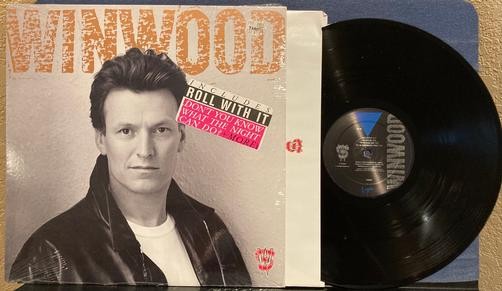 STEVE WINWOOD ROLL WITH IT~NM 1988 AUDIOPHILE 1st PRESS LP~SHRINK~HYPE~DMM~INNER