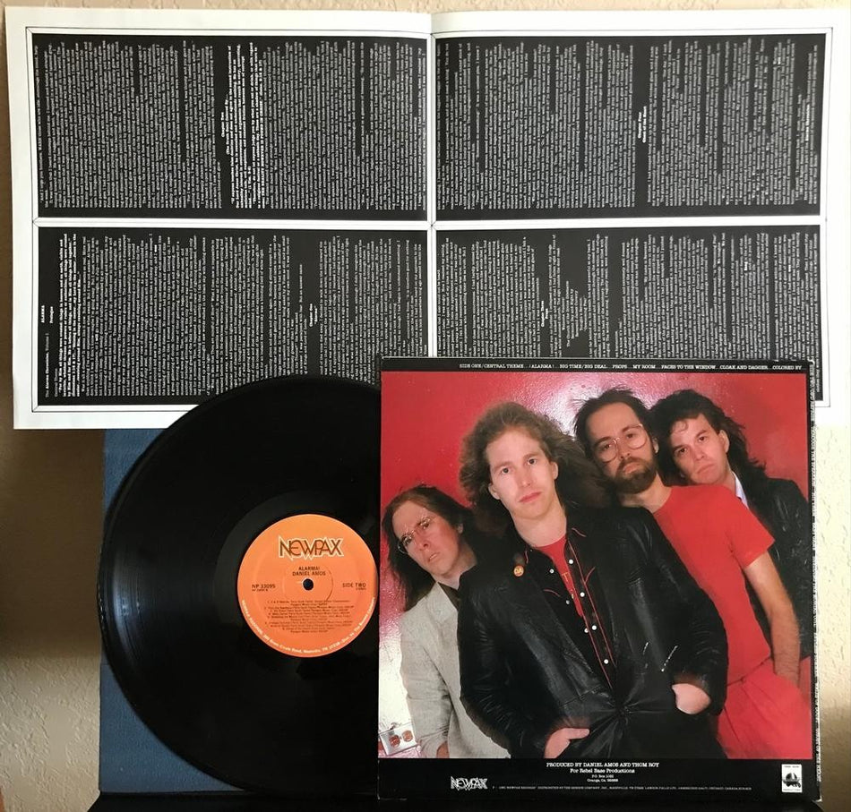 DANIEL AMOS~THE ALARMA CHRONICLES VOL I~NM- 1981 NEWPAX 1st PRESS LP~INSERT~ALT