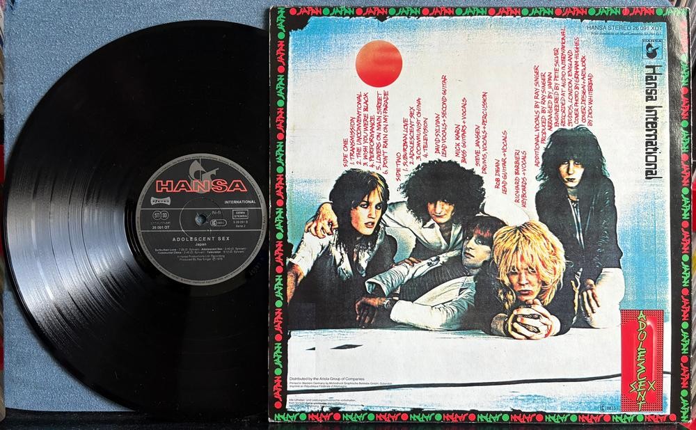 JAPAN ADOLESCENT SEX~NM- 1980's GERMAN REPRESS LP~HANSA INTERNATIONAL~NEW WAVE