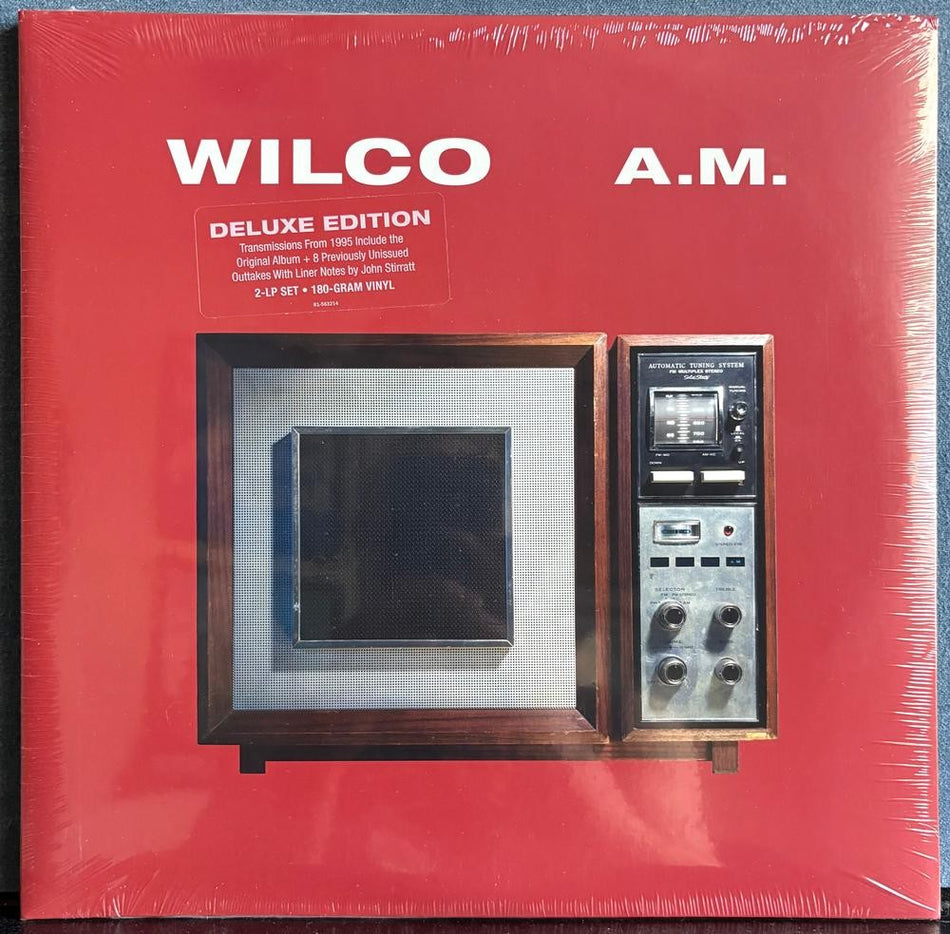 WILCO A.M.~SEALED 2017 DELUXE EDITION 180 GRAM 2-LP REISSUE~HYPE STICKER~INDIE
