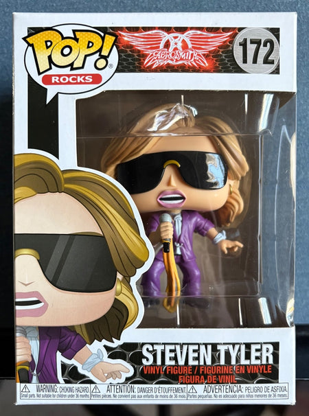 AEROSMITH STEVEN TYLER FUNKO POP! ROCKS #172 w/SOFT PROTECTOR