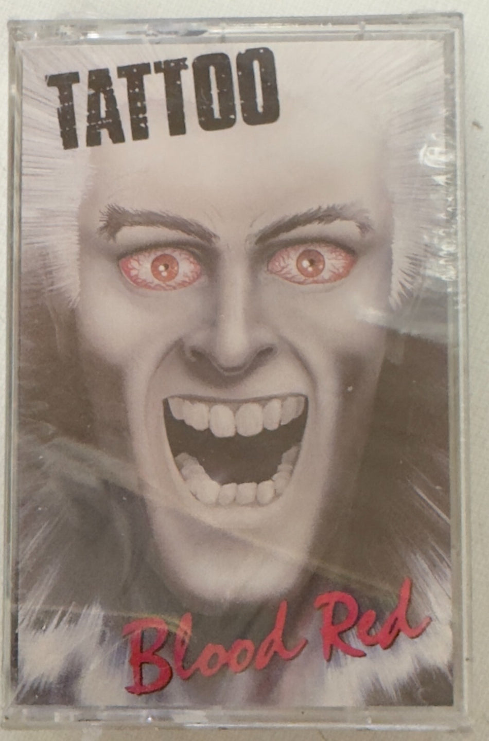 BRAND NEW SEALED CASSETTE~TATTOO BLOOD RED~OG 1988 HEAVY METAL~DOLBY HX PRO