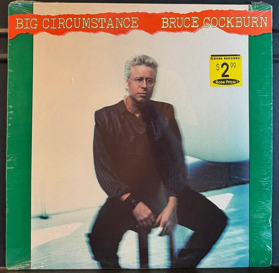 BRUCE COCKBURN BIG CIRCUMSTANCE SEALED ORIG 1988 LP~FOLK ROCK~IF A TREE FALLS