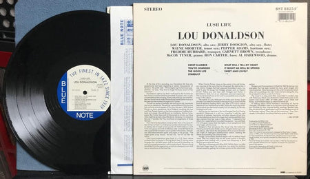 LOU DONALDSON LUSH LIFE~NM- 1986 BLUE NOTE DMM AUDIOPHILE RE LP~QUIEX VINYL~JAZZ