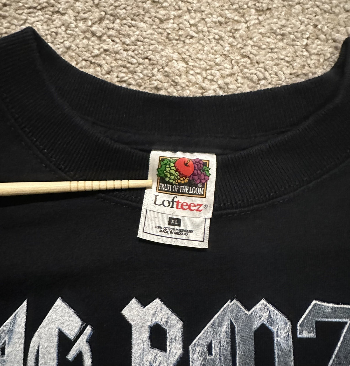 JAG PANZER CONCERT LONG SLEEVE T-SHIRT~2003 SPIKED BAT TOUR~BLACK~XL~EXC~VTG