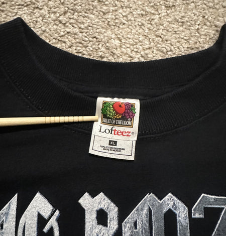 JAG PANZER CONCERT LONG SLEEVE T-SHIRT~2003 SPIKED BAT TOUR~BLACK~XL~EXC~VTG