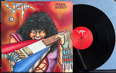 VICTIM POWER HUNGRY~RARE ORIG 1984 POP RECORDS PRIVATE LABEL LP~HEAVY METAL