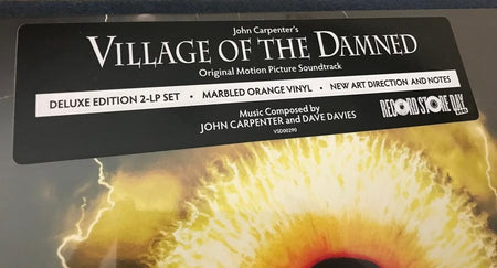 VILLAGE OF THE DAMNED OST SOUNDTRACK~SEALED RSD 2021 ORANGE MARBLE 2LP~CARPENTER