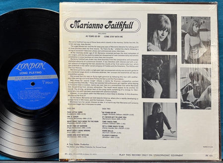 MARIANNE FAITHFULL S/T 1965 STEREOPHONIC DEBUT~SHRINK~AS TEARS GO BY~PS 423