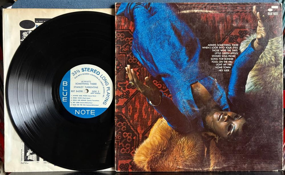 STANLEY TURRENTINE ALWAYS SOMETHING THERE~1968 BLUE NOTE LP~BURRELL~HANCOCK~JAZZ