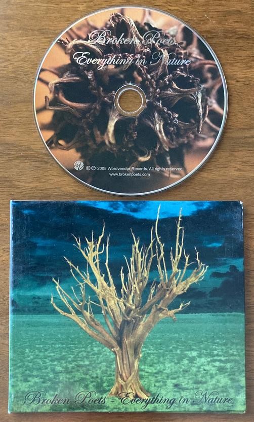 BROKEN POETS EVERYTHING IN NATURE~NM- 2008 WORDVENDOR CD~INDIE ROCK~PHOENIX, AZ