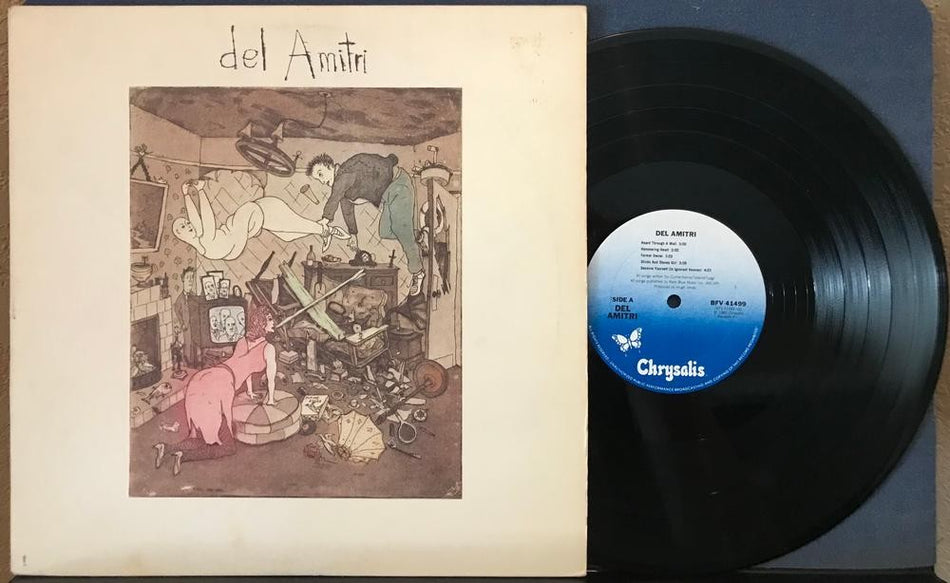 DEL AMITRI 1985 SELF-TITLED LP~VG++ CHRYSALIS GOLD STAMP PROMO COPY~INDIE ROCK